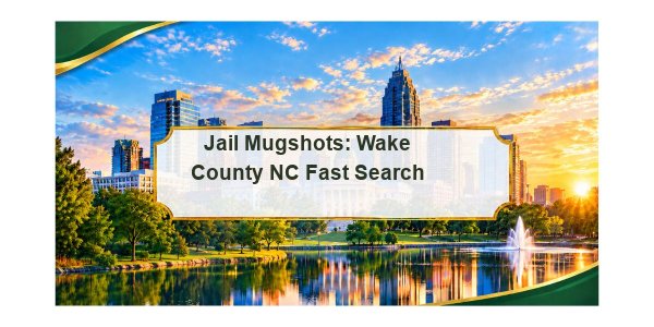 Jail Mugshots: Wake County NC Fast Search